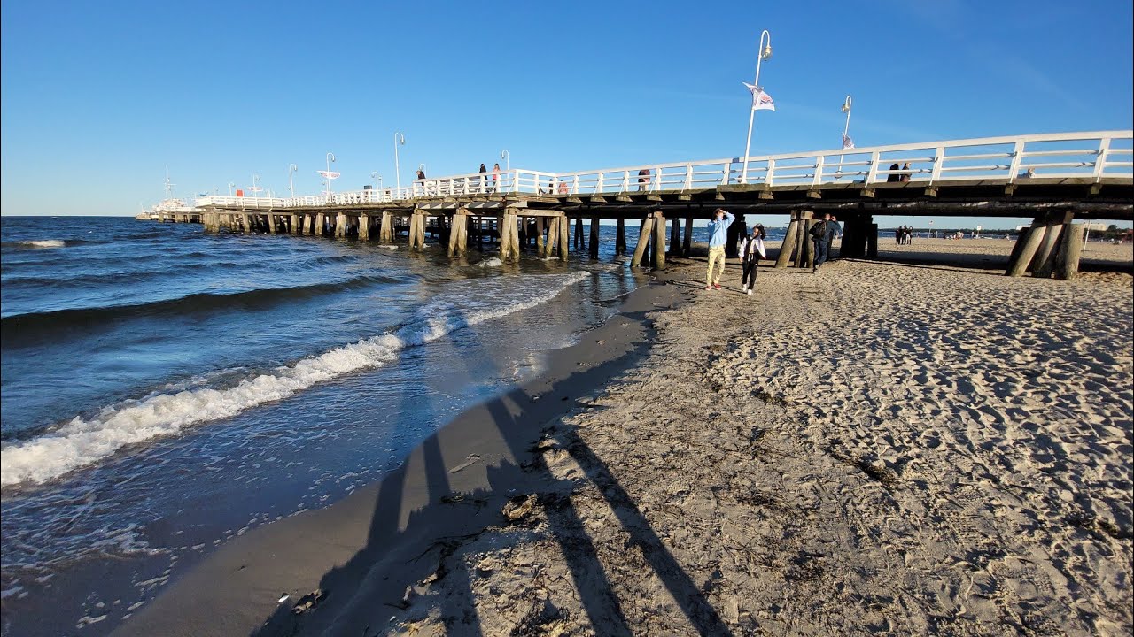 Sopot plaża / molo w Sopocie / weekend wrzesień - YouTube