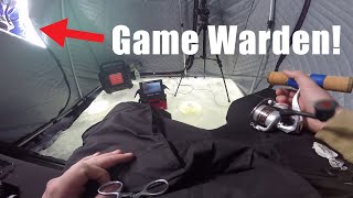 DNR Shows Up While Ice Fishing (Was This Legal??)