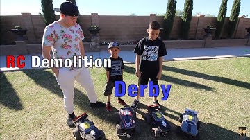 RC DEMOLITION DERBY with DAMIAN & DEION
