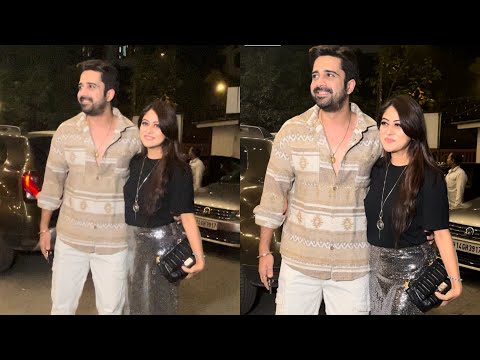 Beautiful Couple Falaq Naaz & Avinash Sachdev At Party In Mumbai Today