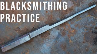 BLACKSMITHING - PRACTICE THIS EVERYDAY for cleaner forging