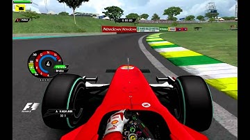 rFactor F1 2010 | Fernando Alonso Onboard Lap Interlagos