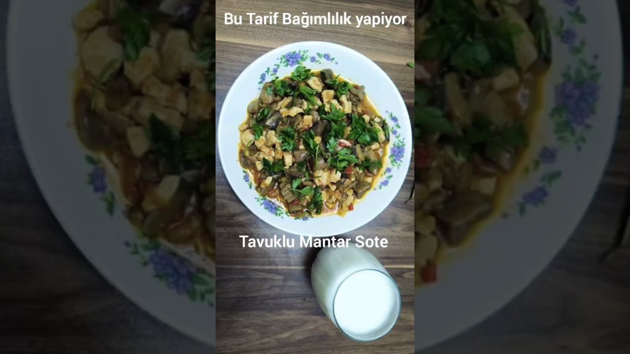 “Tavuklu Mantarlı Sote | Pratik ve Çok Lezzetli Akşam Yemeği” Abone olur musun?