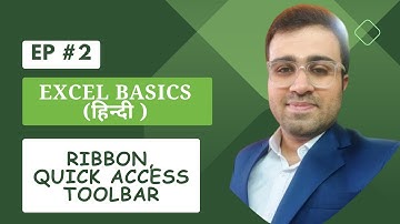 Introducing Ribbon | Quick access toolbar in Excel | CMA Abhishek Chandna
