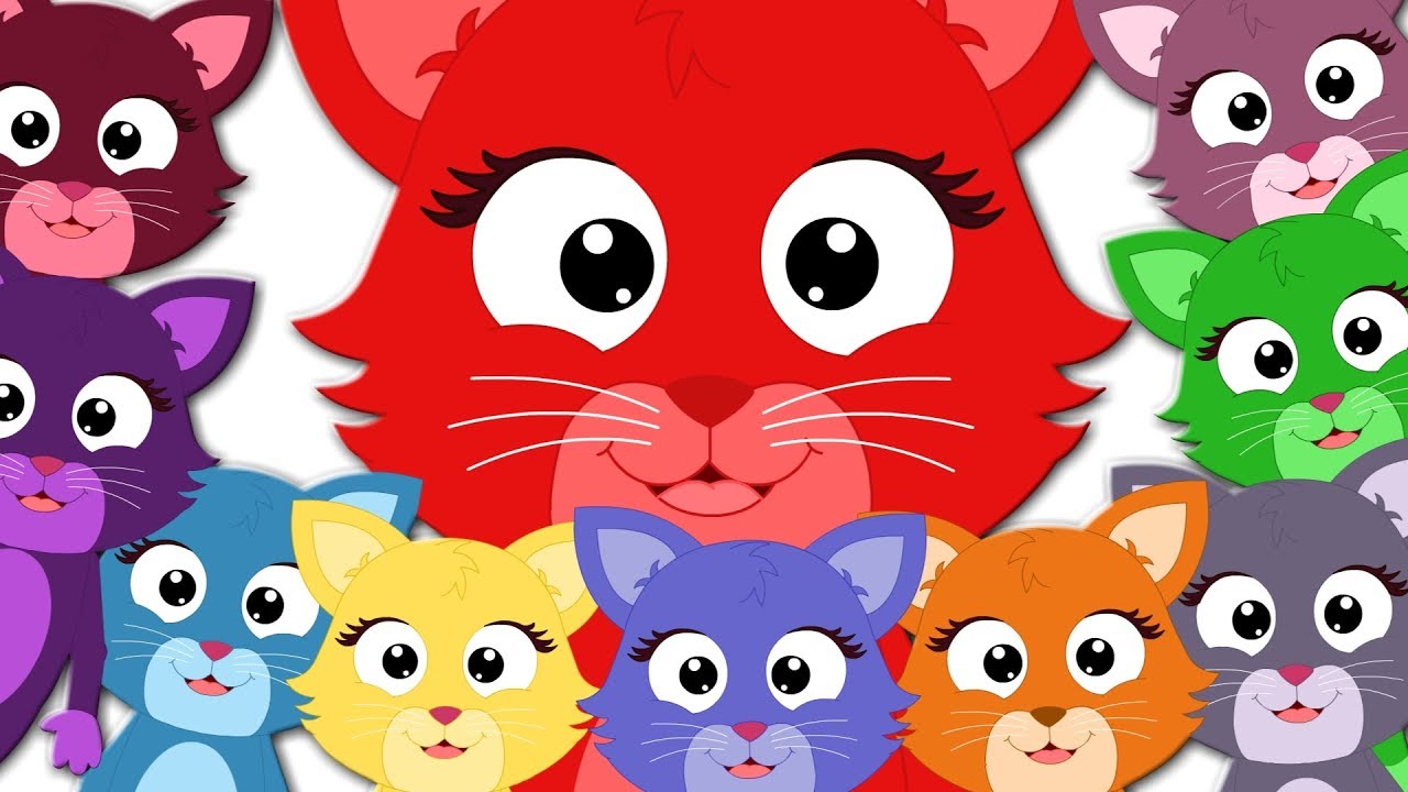 Ten Little Pussy Cats | Kindergarten Nursery Rhymes For Toddlers | Cartoon For Babies by Kids Tv