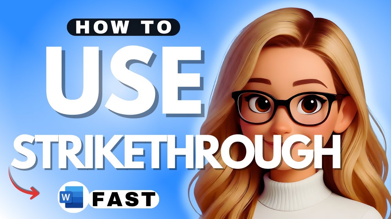 How to Use the Strikethrough Text Option in Microsoft Word 365 2025