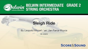 Sleigh Ride, arr. Jan Farrar-Royce – Score & Sound