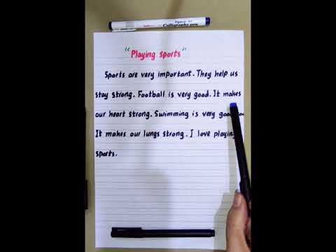 براجراف Sports الصف الخامس الابتدائي بابسط طريقة المنهج الجديد