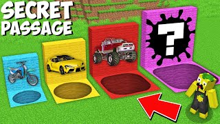 Which SECRET VEHICLE PASSAGE WILL BE NEXT in Minecraft ? RAREST CAR TUNNELS !
