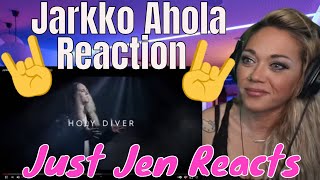 Jarkko Ahola HOLY DIVER REACTION | Just Jen reacts to Jarkko Ahola HOLY DIVER | HOLY EPICNESS!!!