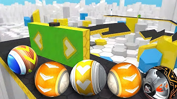 ✅ GyroSphere 🧶Going Balls - All Levels - Part 7 - ( Android & IOS GamePlays )