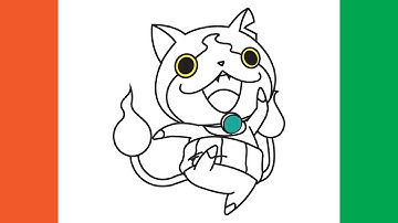 How To Draw Jibanyan From Yo-Kai Watch | D4Drawing