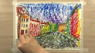 oil painting easy beginners pastel step