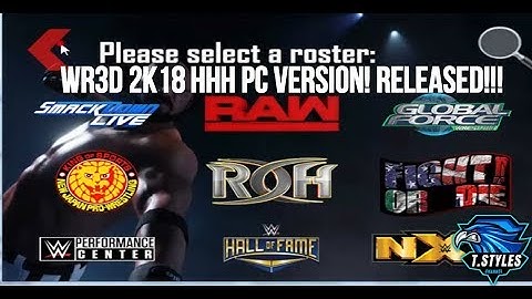 How to Download WWE 2K18 WR3D By HHH for PC! + Download Links!