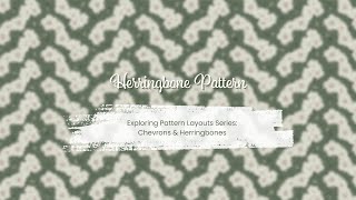 Herringbone Pattern in Procreate | Exploring Pattern Layouts Series: Chevrons & Herringbones