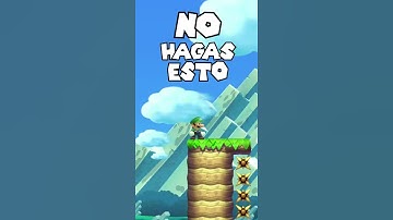 🤔COMO se hace un GROUND POUND CANCEL❓ Super Mario Maker 2 TUTORIAL #shorts