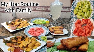 My Iftar Routine in Ramadan 2020 ️ Ramadan Kareem | Fruit Chat-pakora plater-Roll (Zayka Delhi ka)