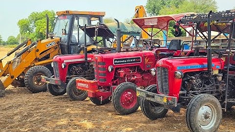 JCB 3dx Eco Machine Mahindra New Eicher Swaraj Tractor Stuck Mud Over Loading Trolley | Jcb Tractor