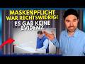Maskenpflicht war rechtswidrig!