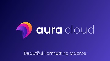 Aura | Beautiful Formatting Macros For Confluence Cloud