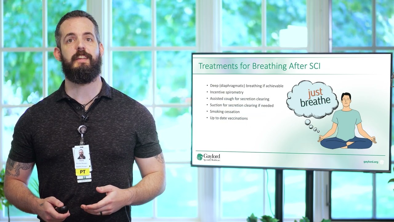 Spinal Cord Injury Education Series - Breathing and Pneumonia