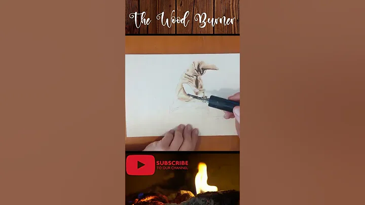 #shorts Hogwarts SORTING HAT ⭐ Woodburning Harry Potter