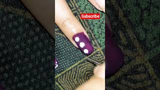 🧷💅Easy Nail Art with safety pin hack #youtubeshorts #shorts #nailart #simple