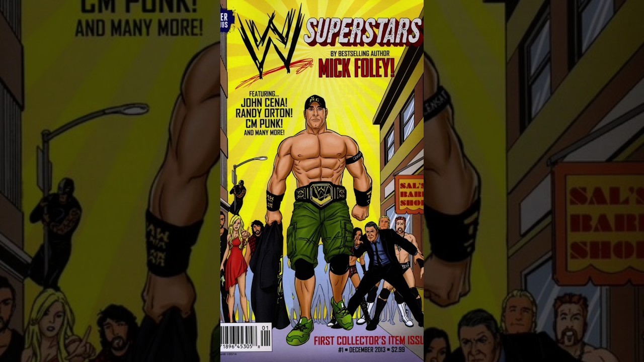 Mankind (Mick Foley) was the writer for a WWE Comic Book Series, WWE Superstars. 