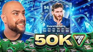 50K FC Points Decides My Team w/ 94 TEAM OF THE SEASON KVARATSKHELIA
