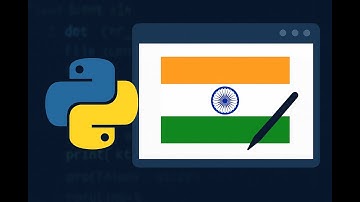 Drawing the Indian Flag with Python 🇮🇳 | Beginner Python Project in VS Code