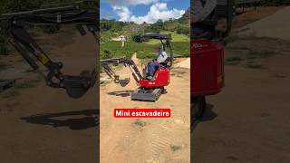 Mini escavadeira para trabalhar em obras, essa da marca PLX #dicas #obra #construção #pedreiro #casa