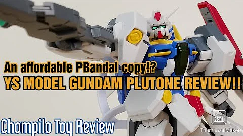 YS Model Gundam Plutone Review!! An affordable PBandai copy!?