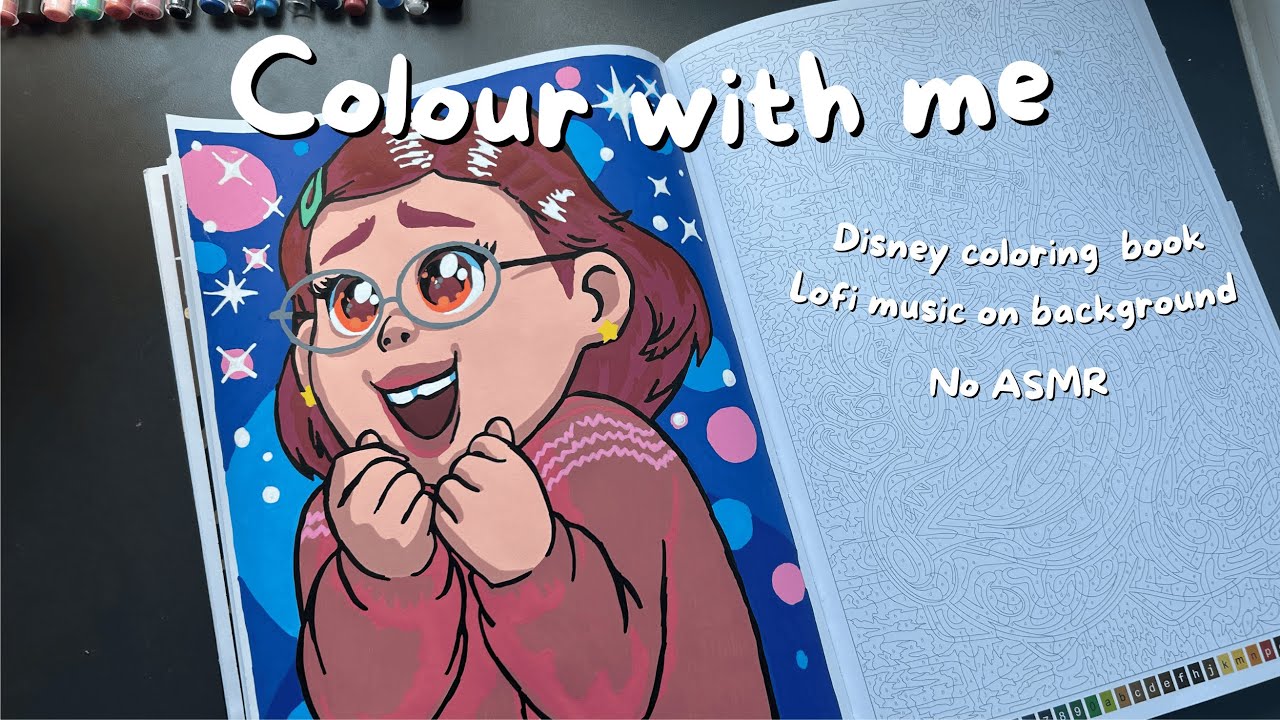 Cozy Disney Coloring ✨ Mystery Coloring Book + Lofi Beats