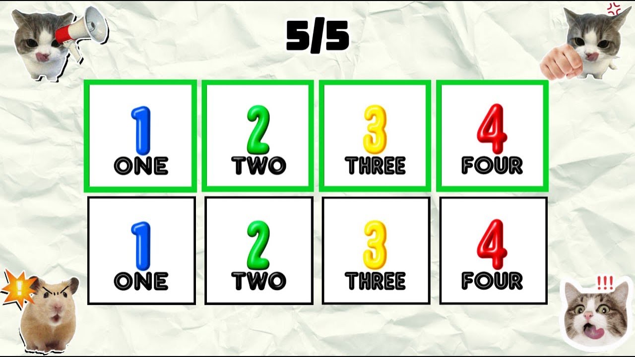 Say The Word On Beat Challenge | Level 1 - 5 | Level Easy to Insane