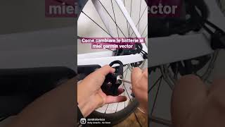 Come cambiare le batterie ai miei garmin vector @garminItaly