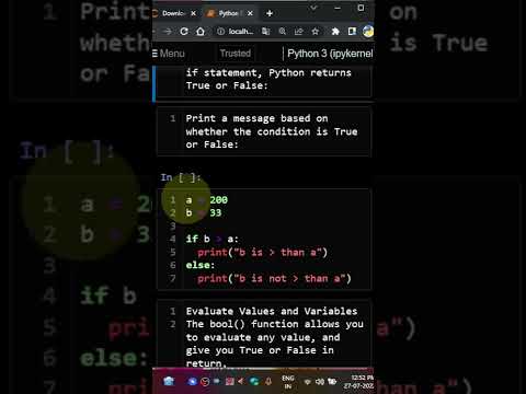 boolean true python