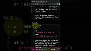 boolean true python tamil #python #shorts