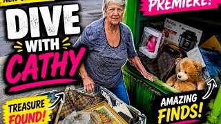 🚨 PREMIERE: The dumpster gave up the hidden goods today! #dumpsterdiving #divewithcathy