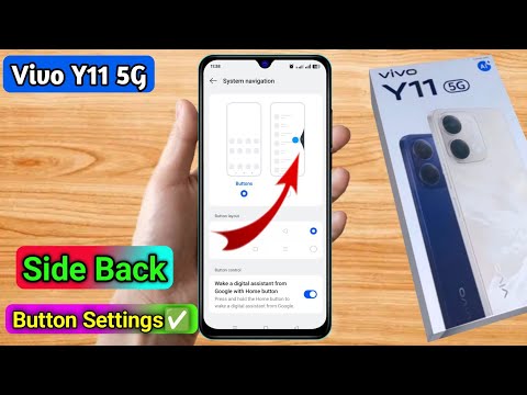 vivo y11 5g side back button, vivo y11 5g side back setting 