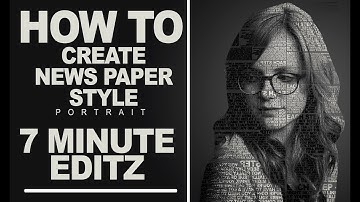 PHOTOSHOP TUTORIAL | How to Create a powerful, Text Portrait Poster | 2019