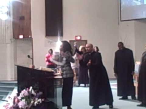 Prophetess Christina Glenn speaking in Detroit for...