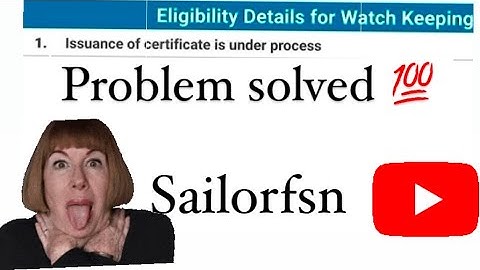 100% problem solved | Watching keeping under process merchant  navy | dc under process