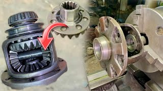 How To Repaired Tractor Diffrential Gear New  Bushes size making And Fitting