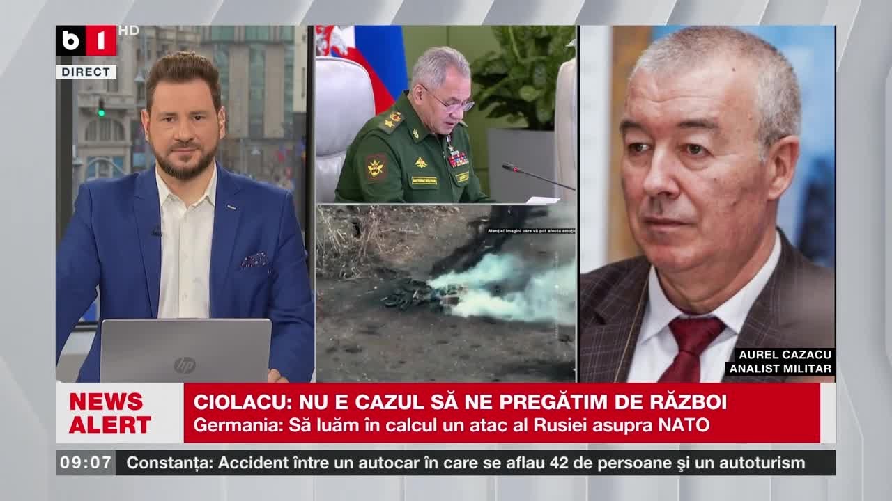 A. CAZACU, ANALIST MILITAR: CRED CĂ RUȘII VIN CU UN RĂZBOI HIBRID SPRE ROMÂNIA_Știri B1TV_27 ian.