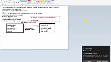 Demo: (Part 2) Copy or move or migration a Db2 database using db2look and db2move