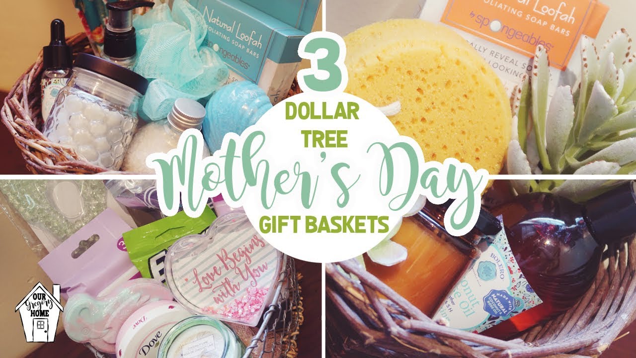 DIY DOLLAR TREE MOTHERS DAY BASKETS! | MOTHERS DAY GIFT ...