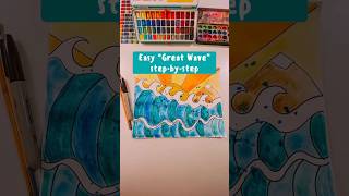 Elementary Art Great Wave Tutorial