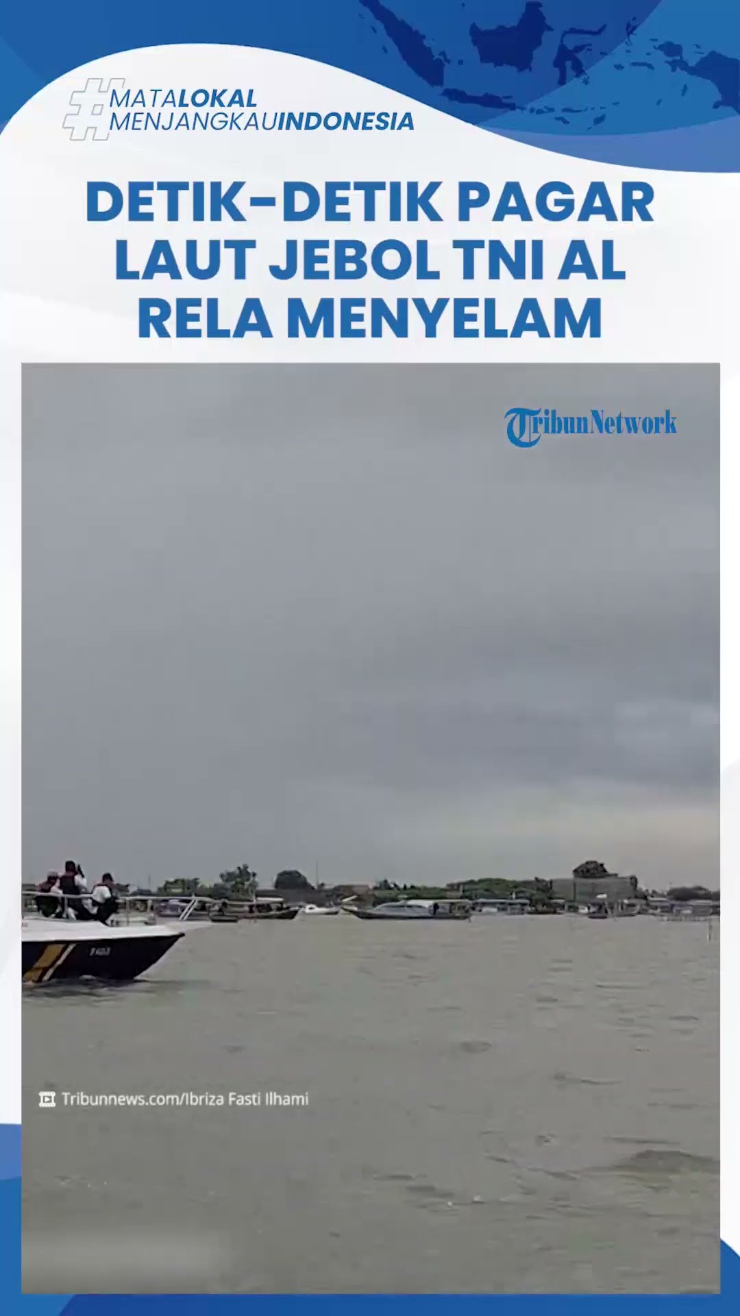 Detik-detik Pagar Laut Tangerang Dibongkar: Prajurit TNI AL Terjun Menyelam, Tank Amfibi Dikerahkan