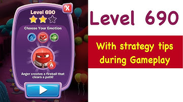 Inside Out Thought Bubbles - Level 690 - Tips and Strategy Gameplay Walkthrough No Boosters