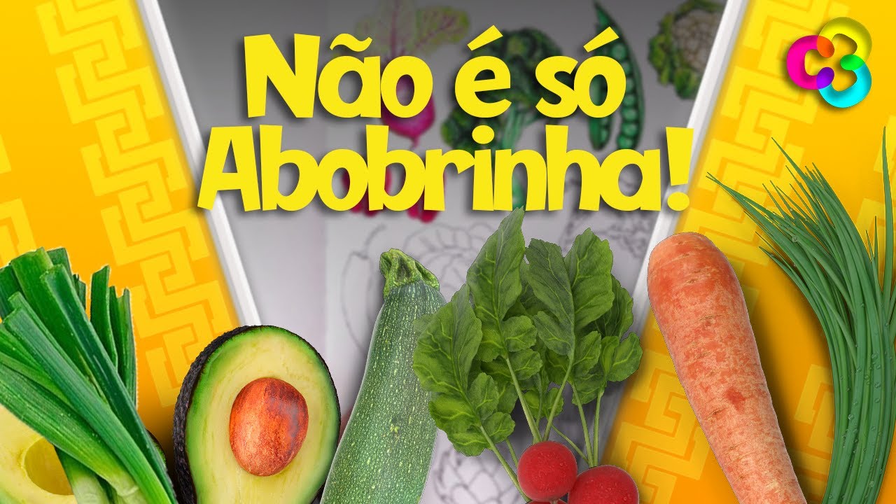 Como pintar abobrinha e outros vegetais com lápis de cor